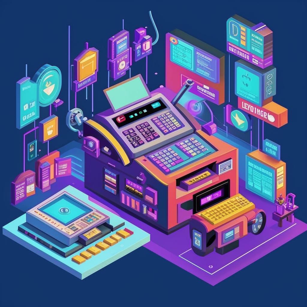 Cash register equipment software development